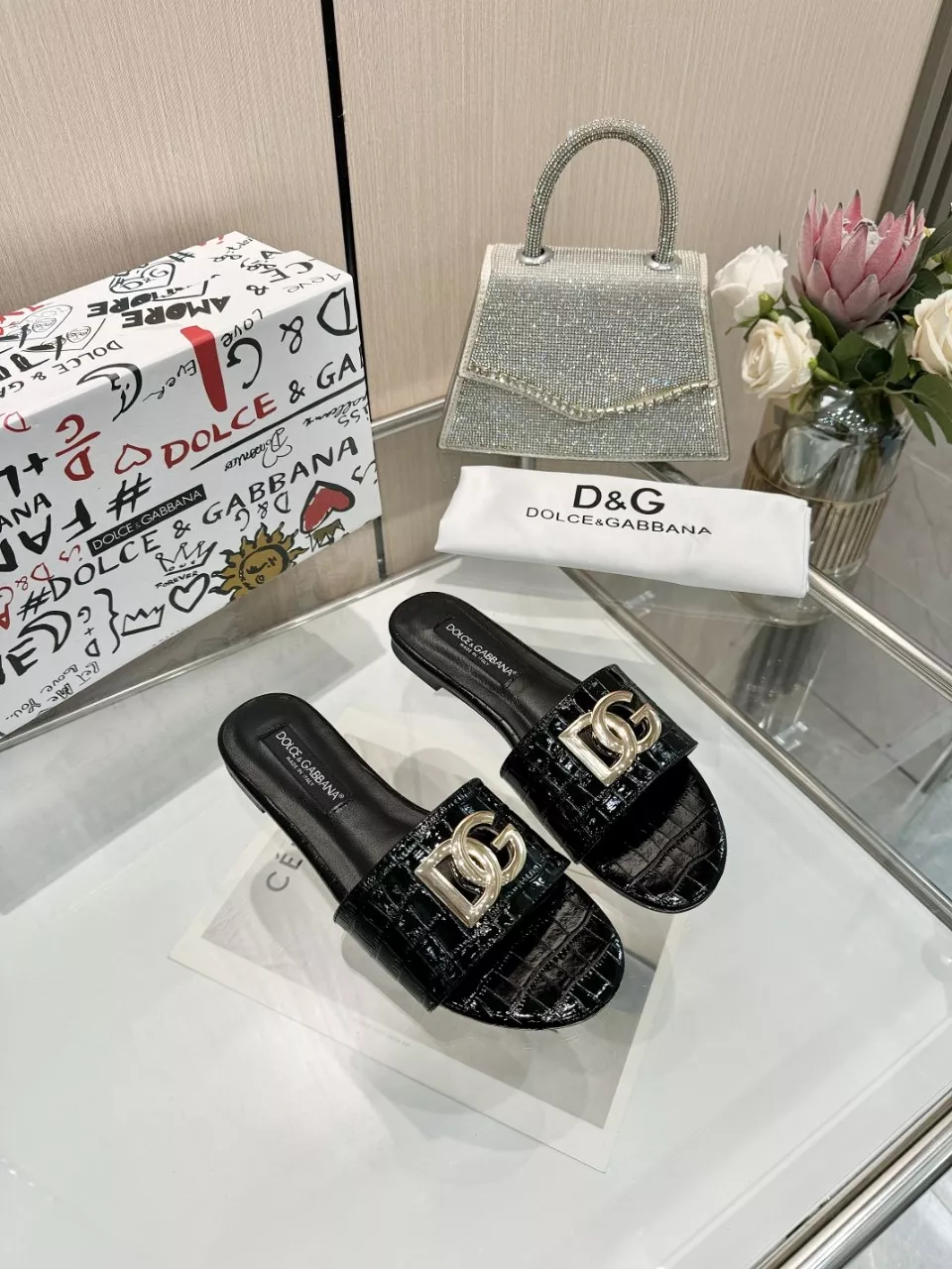 Dolce & Gabbana D&G Slippers For Women Refined 7952