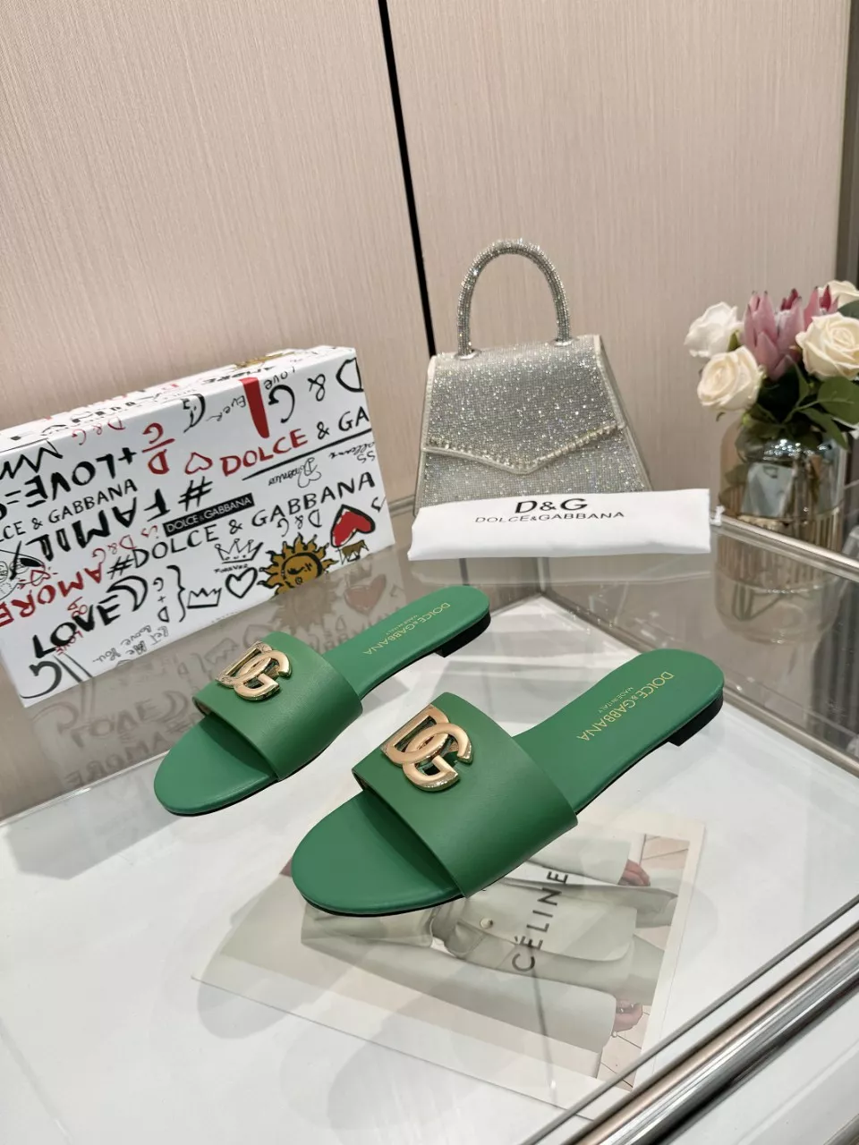 Dolce & Gabbana D&G Slippers For Women Refined 9462