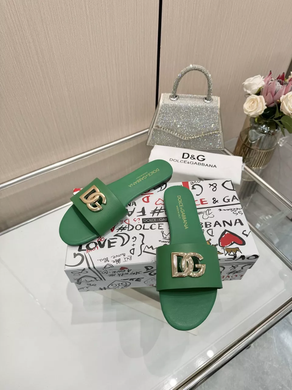 Dolce & Gabbana D&G Slippers For Women Refined 9462