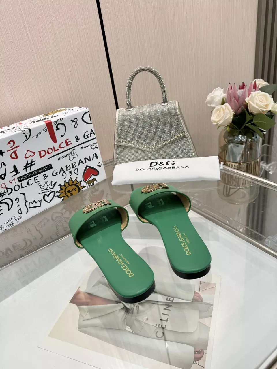 Dolce & Gabbana D&G Slippers For Women Refined 9462