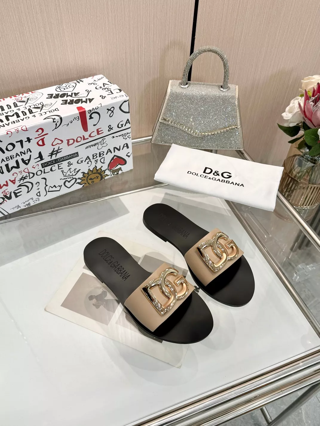 Dolce & Gabbana D&G Slippers For Women Soft 4721