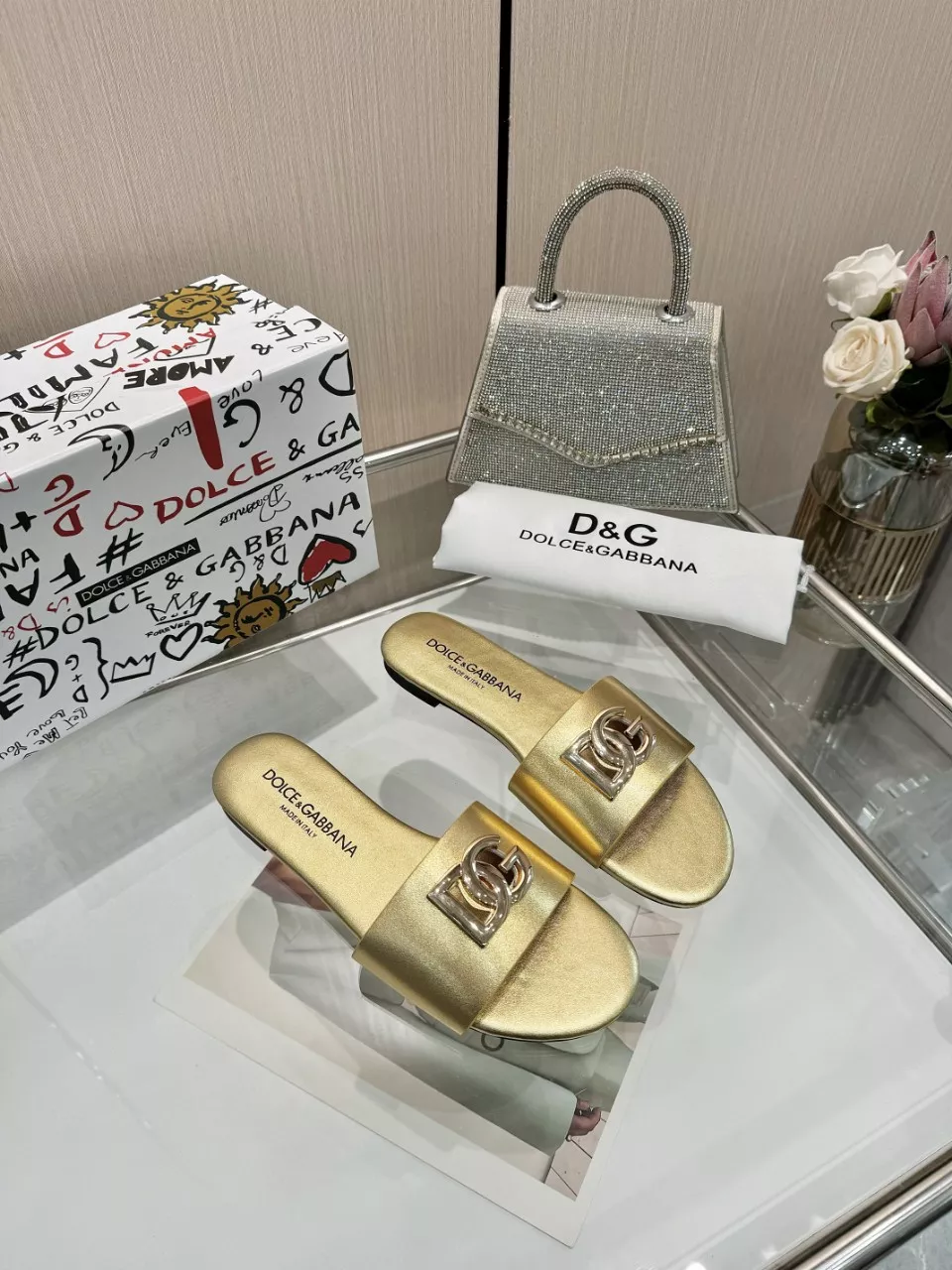 Dolce & Gabbana D&G Slippers For Women StreetReady 3707
