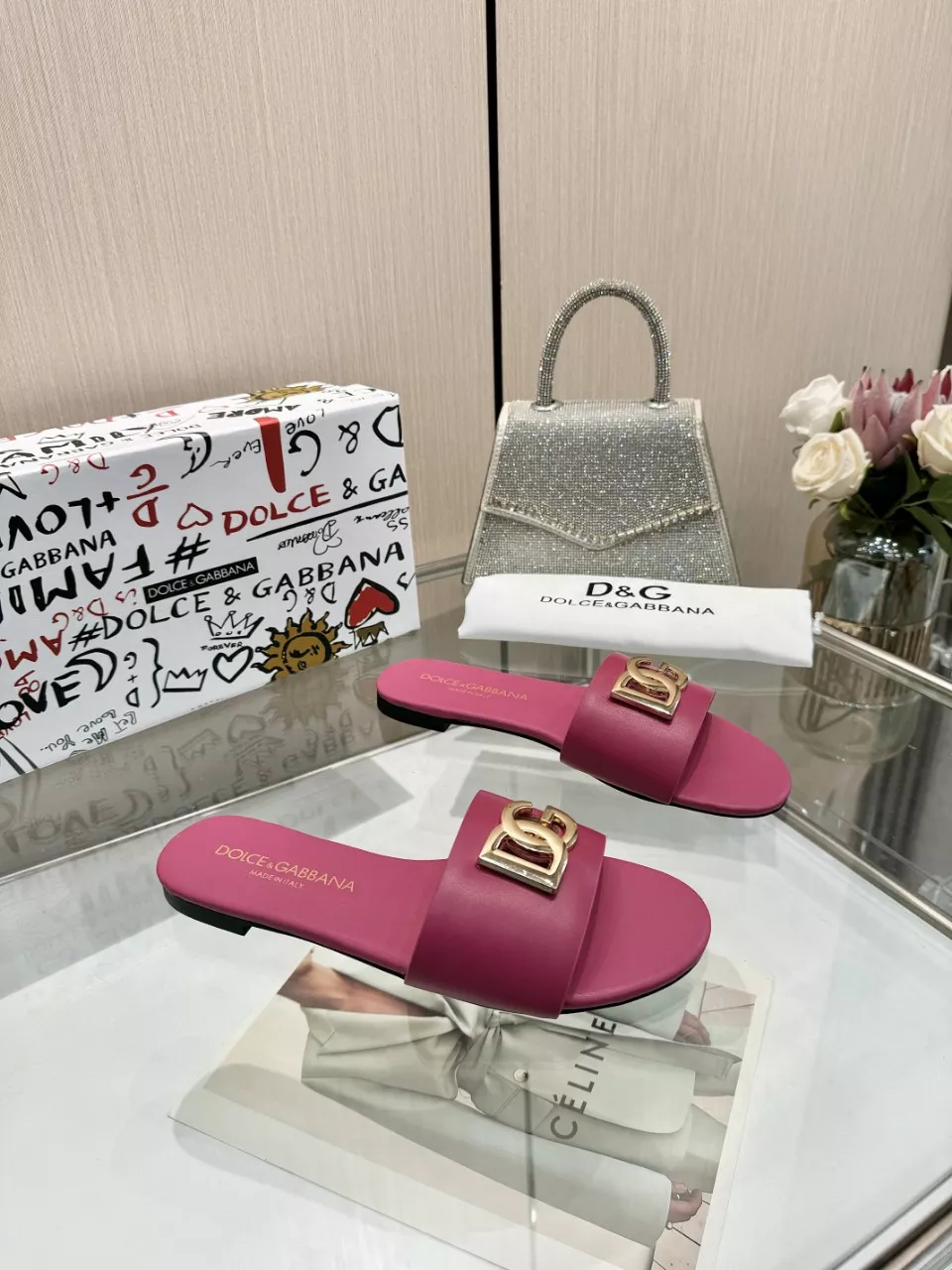 Dolce & Gabbana D&G Slippers For Women Stylish 3066