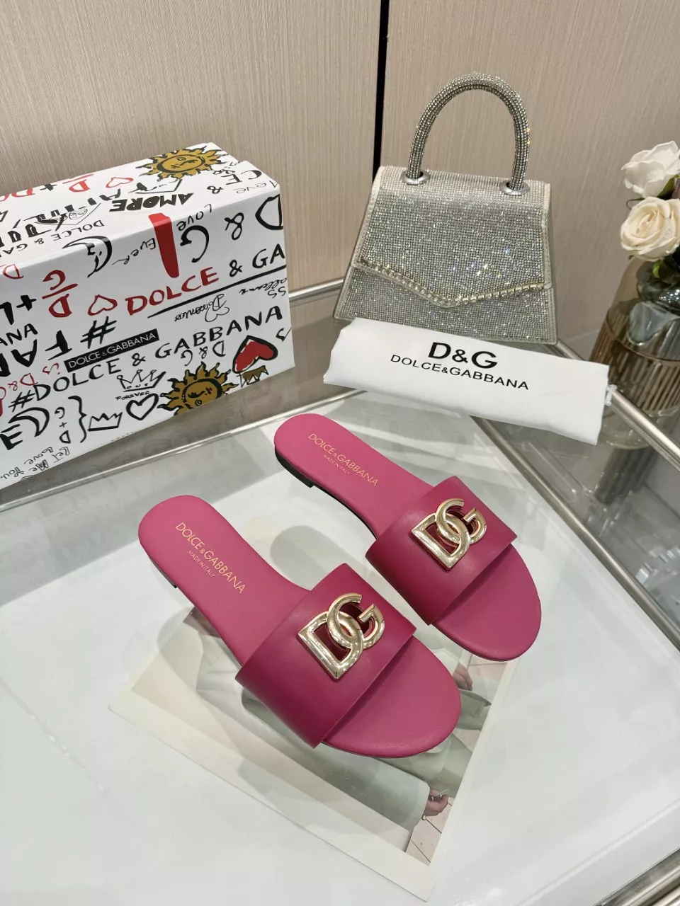 Dolce & Gabbana D&G Slippers For Women Stylish 3066
