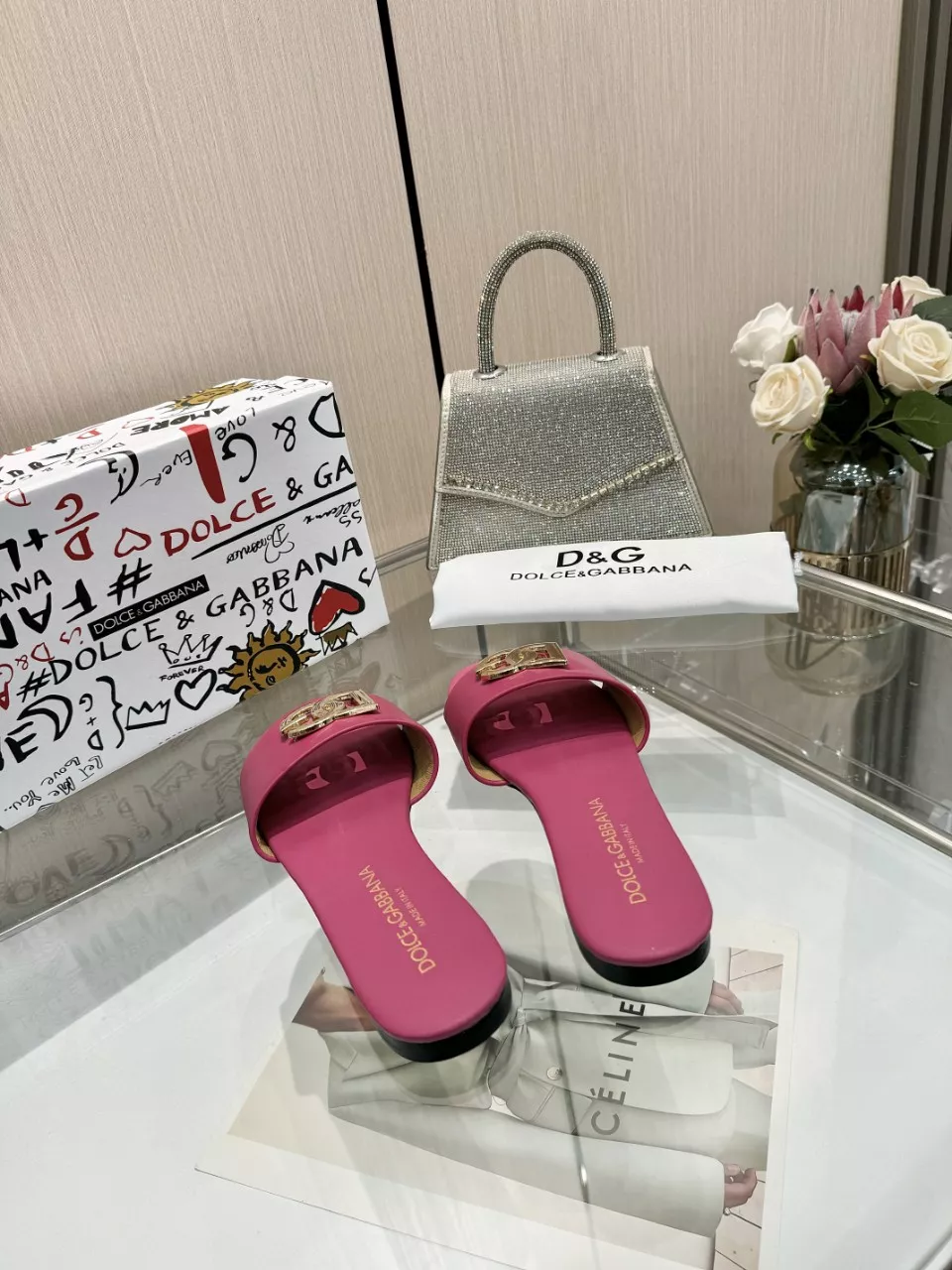 Dolce & Gabbana D&G Slippers For Women Stylish 3066