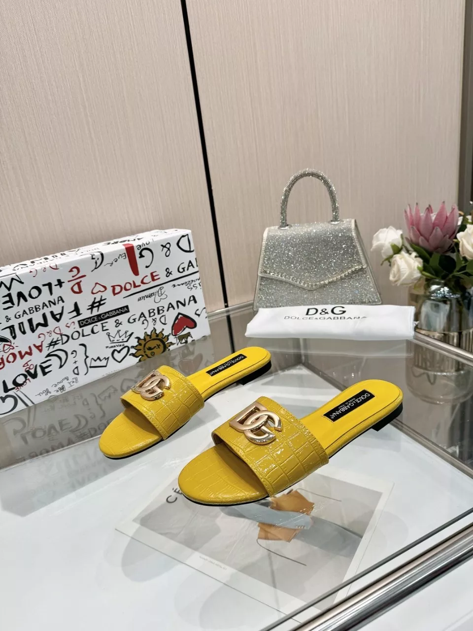 Dolce & Gabbana D&G Slippers For Women Timeless 4288