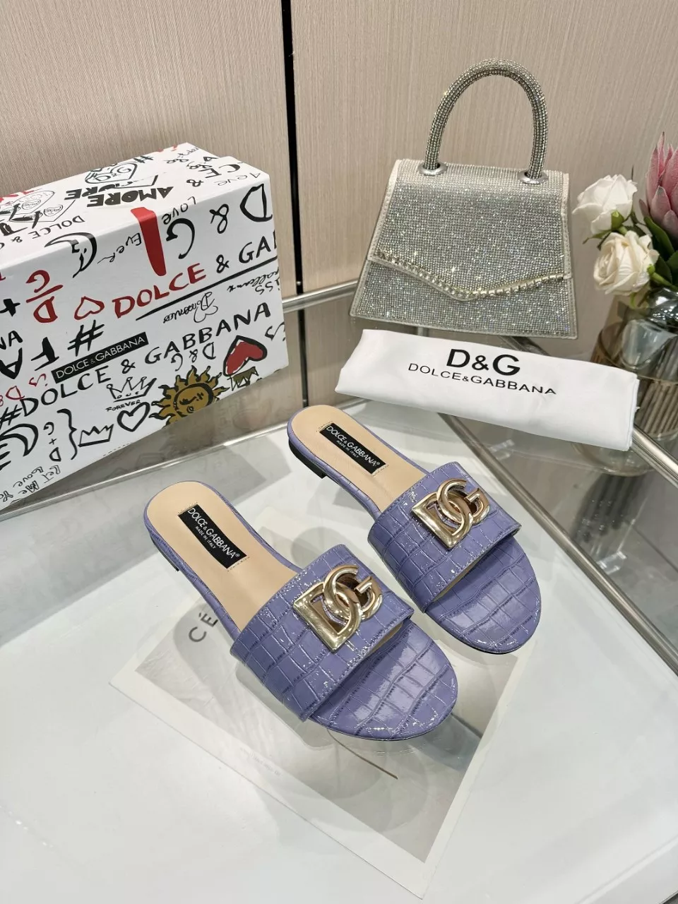 Dolce & Gabbana D&G Slippers For Women Trendy 218