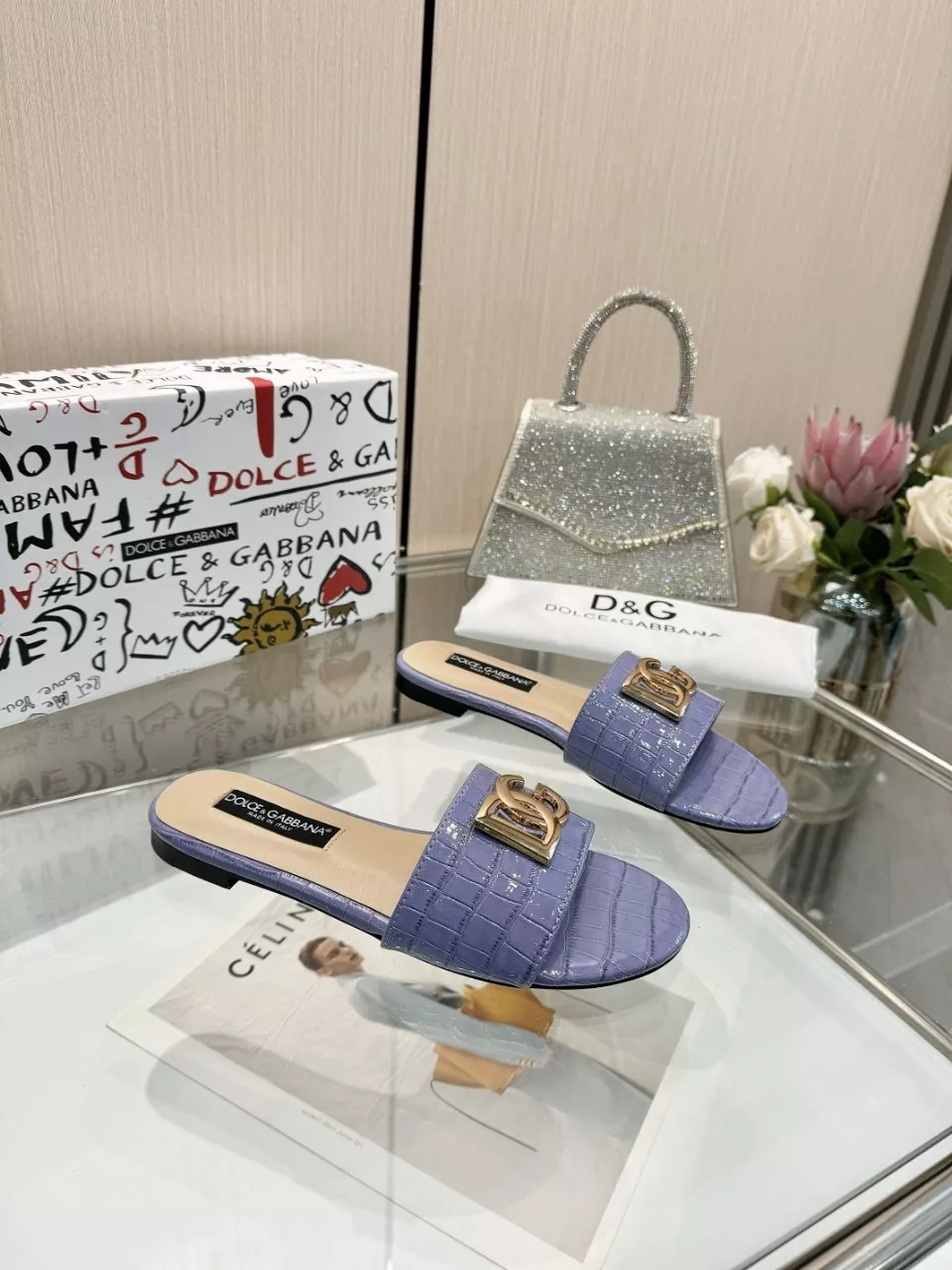 Dolce & Gabbana D&G Slippers For Women Trendy 218