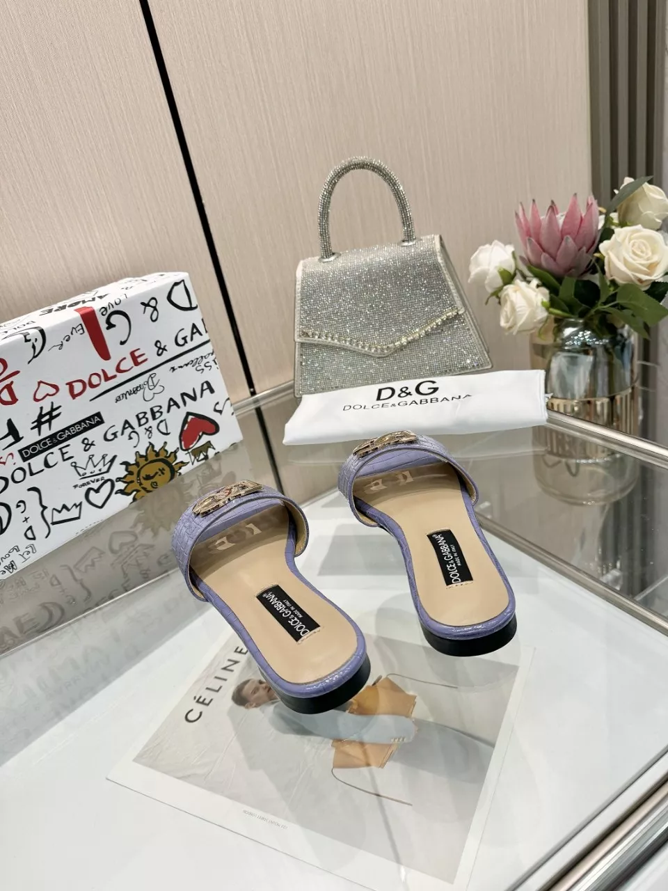 Dolce & Gabbana D&G Slippers For Women Trendy 218