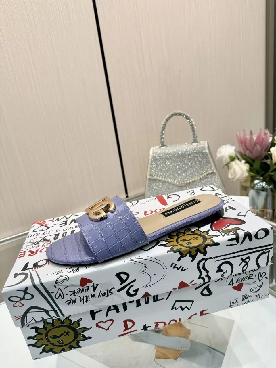 Dolce & Gabbana D&G Slippers For Women Trendy 218