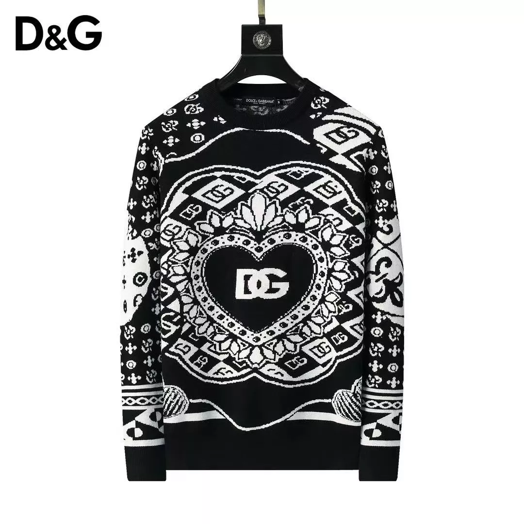Dolce & Gabbana D&G Sweaters Long Sleeved For Men Refined 2656