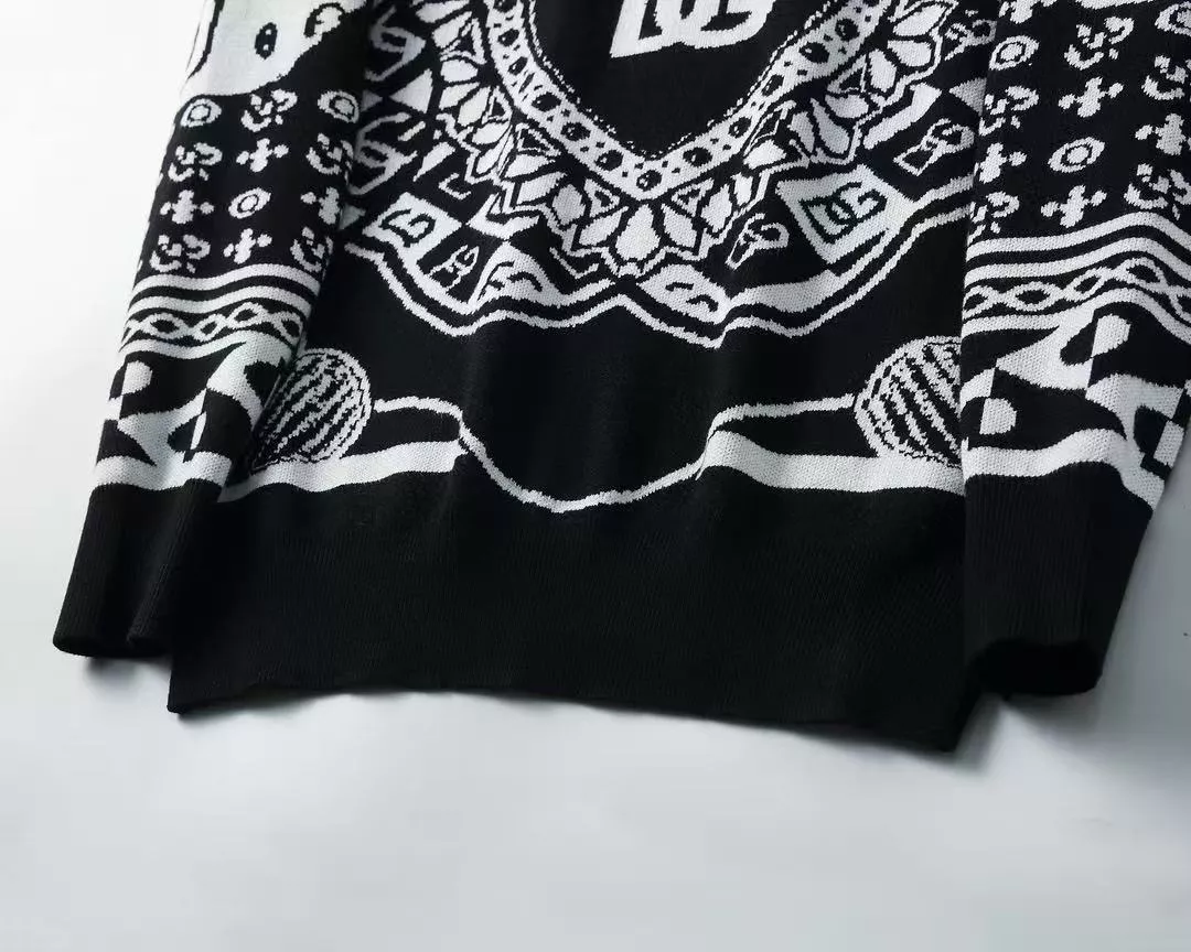 Dolce & Gabbana D&G Sweaters Long Sleeved For Men Refined 2656