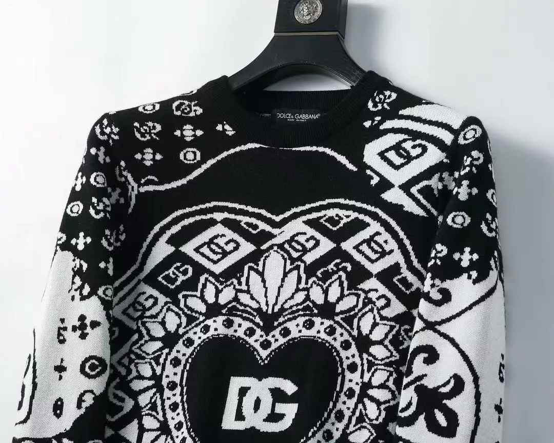 Dolce & Gabbana D&G Sweaters Long Sleeved For Men Refined 2656