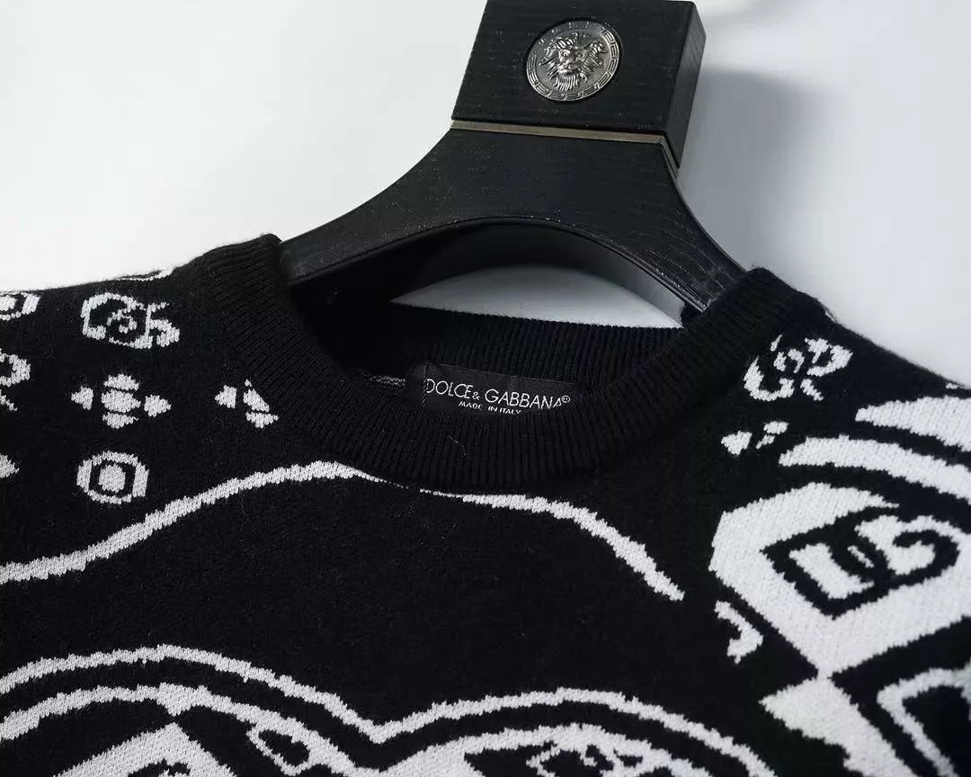 Dolce & Gabbana D&G Sweaters Long Sleeved For Men Refined 2656