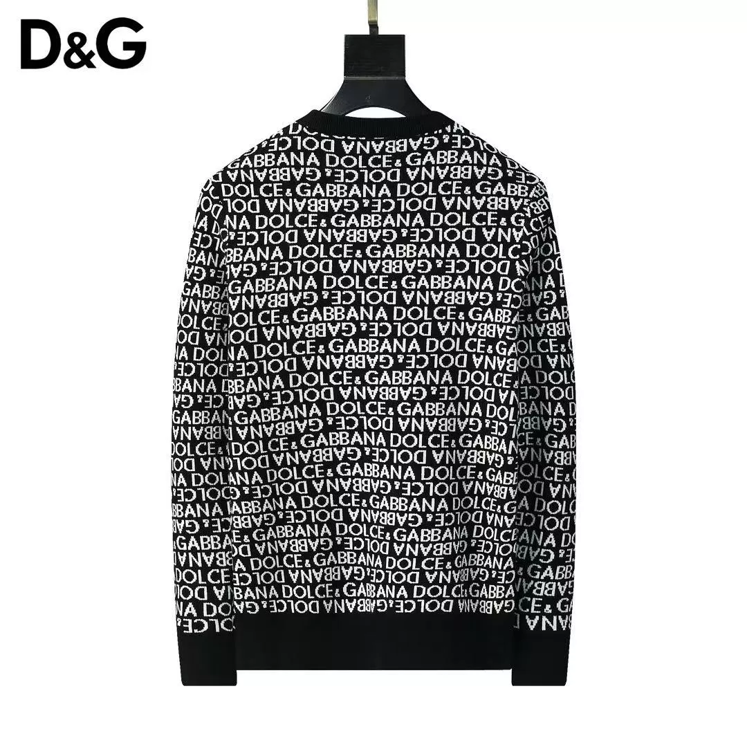 Dolce & Gabbana D&G Sweaters Long Sleeved For Men Timeless 656