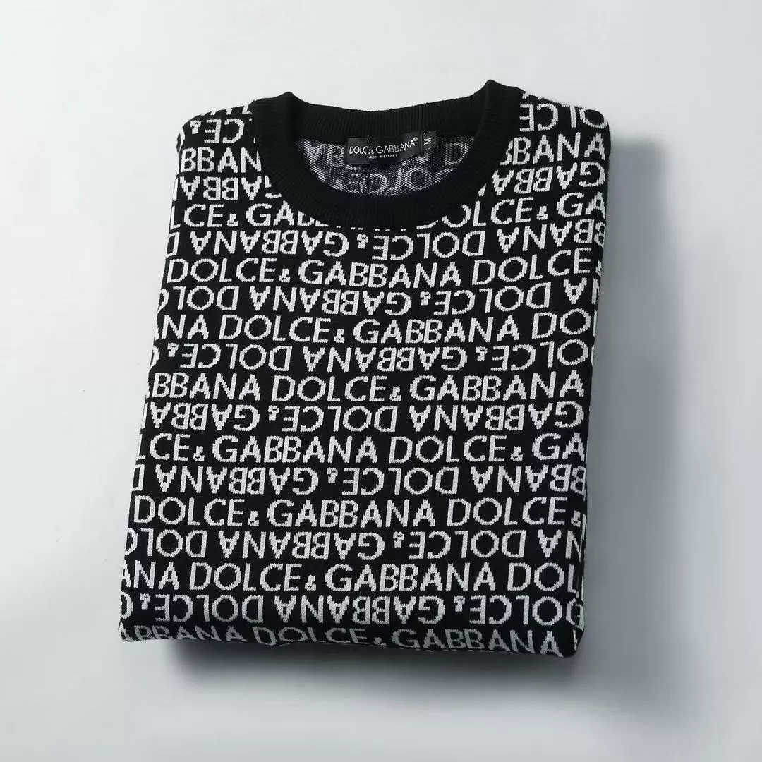 Dolce & Gabbana D&G Sweaters Long Sleeved For Men Timeless 656