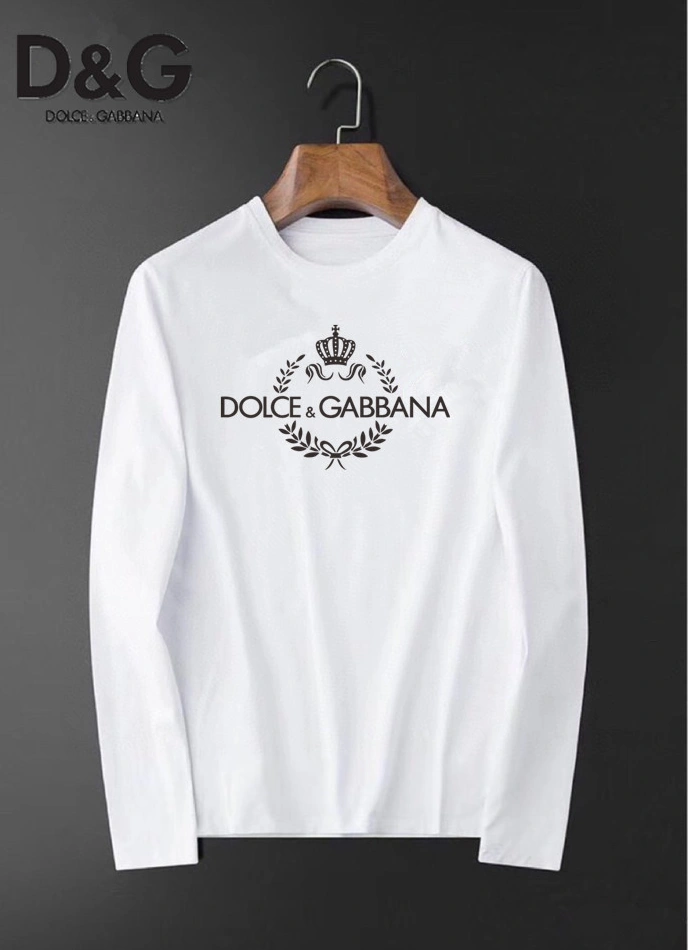 Dolce & Gabbana D&G T-Shirts Long Sleeved For Men Refined 8313