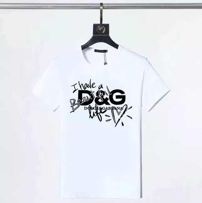 Dolce & Gabbana D&G T-Shirts Short Sleeved For Men Durable 8027