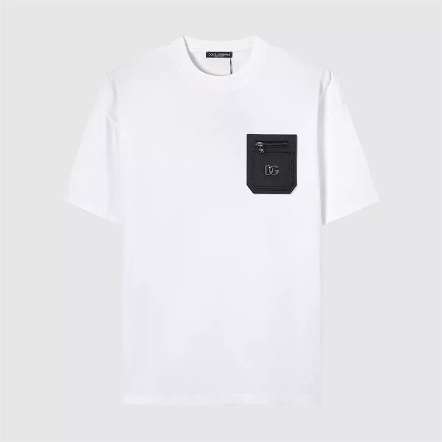 Dolce & Gabbana D&G T-Shirts Short Sleeved For Unisex Durable 972