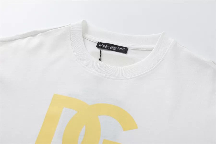 Dolce & Gabbana D&G T-Shirts Short Sleeved For Unisex Fashionable 7248