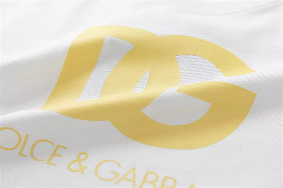 Dolce & Gabbana D&G T-Shirts Short Sleeved For Unisex Fashionable 7248