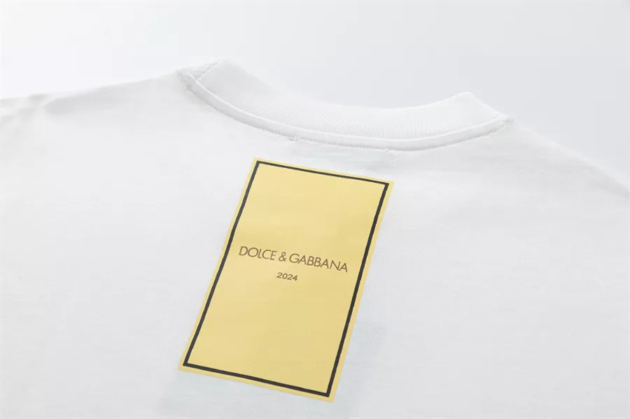 Dolce & Gabbana D&G T-Shirts Short Sleeved For Unisex Fashionable 7248