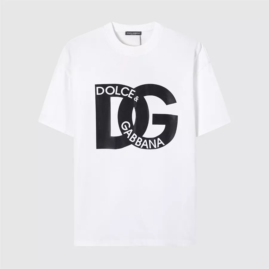 Dolce & Gabbana D&G T-Shirts Short Sleeved For Unisex GoodFit 2104