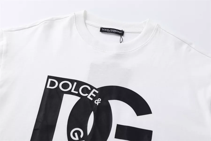 Dolce & Gabbana D&G T-Shirts Short Sleeved For Unisex GoodFit 2104