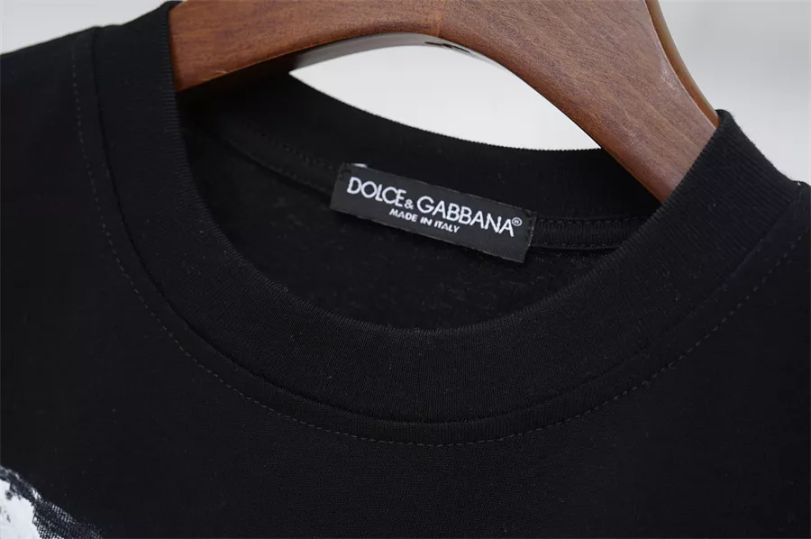 Dolce & Gabbana D&G T-Shirts Short Sleeved For Unisex GoodFit 6838