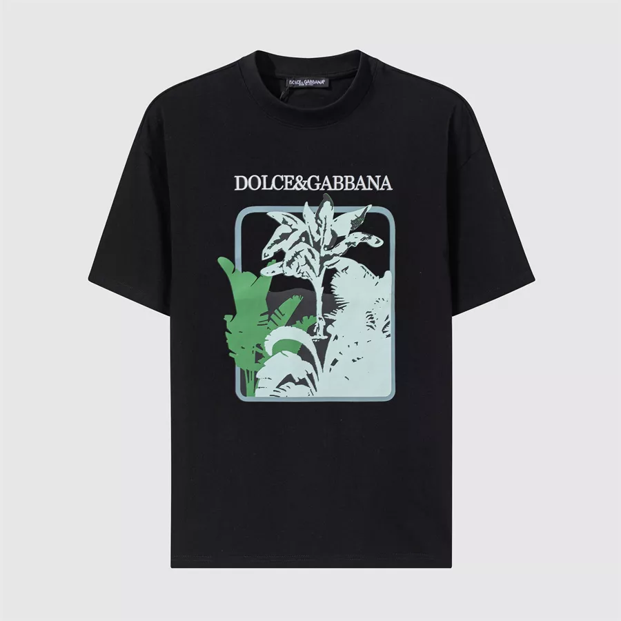 Dolce & Gabbana D&G T-Shirts Short Sleeved For Unisex Trendsetting 8942
