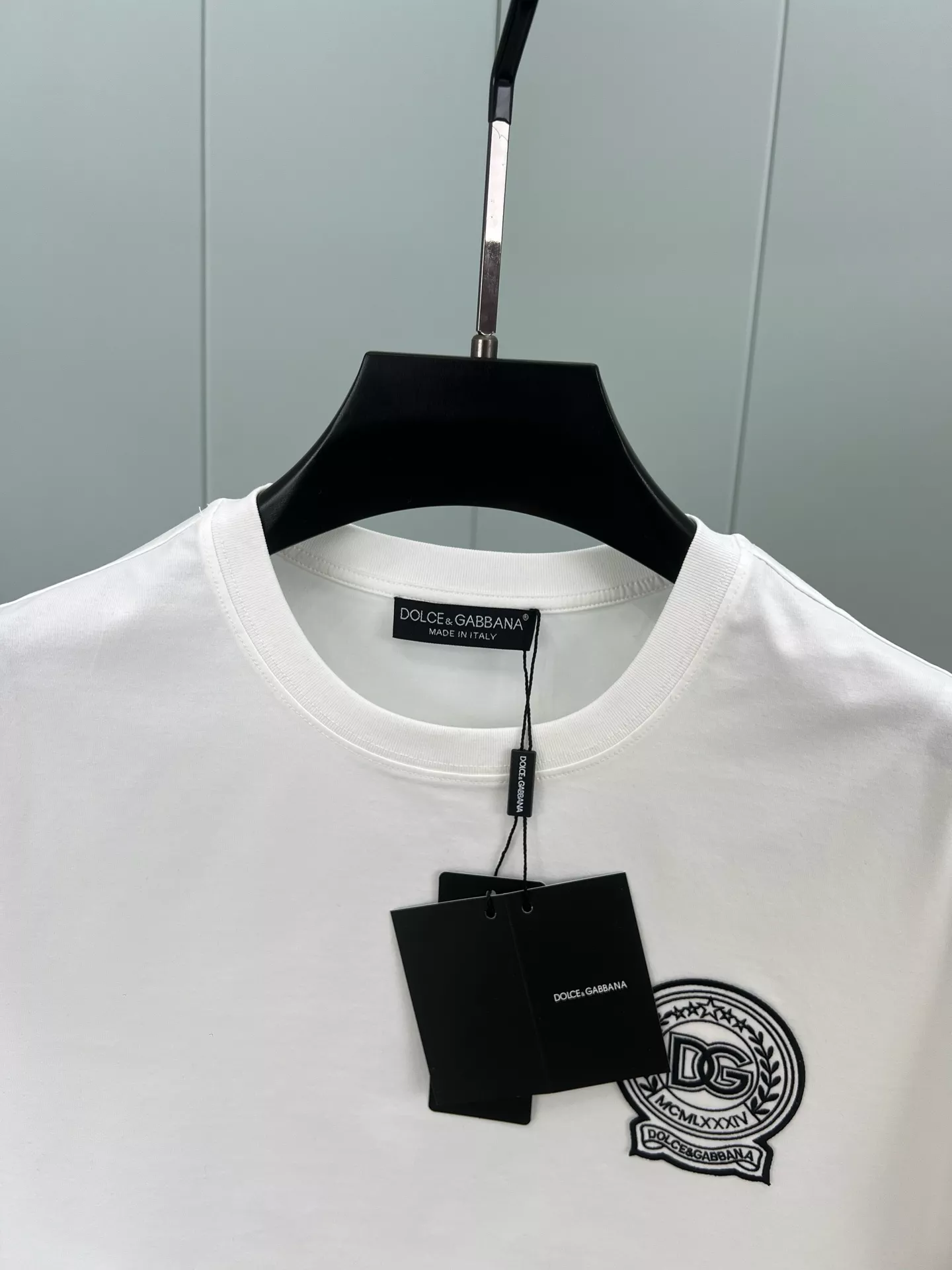 Dolce & Gabbana D&G T-Shirts Short Sleeved For Unisex Trendy 4936