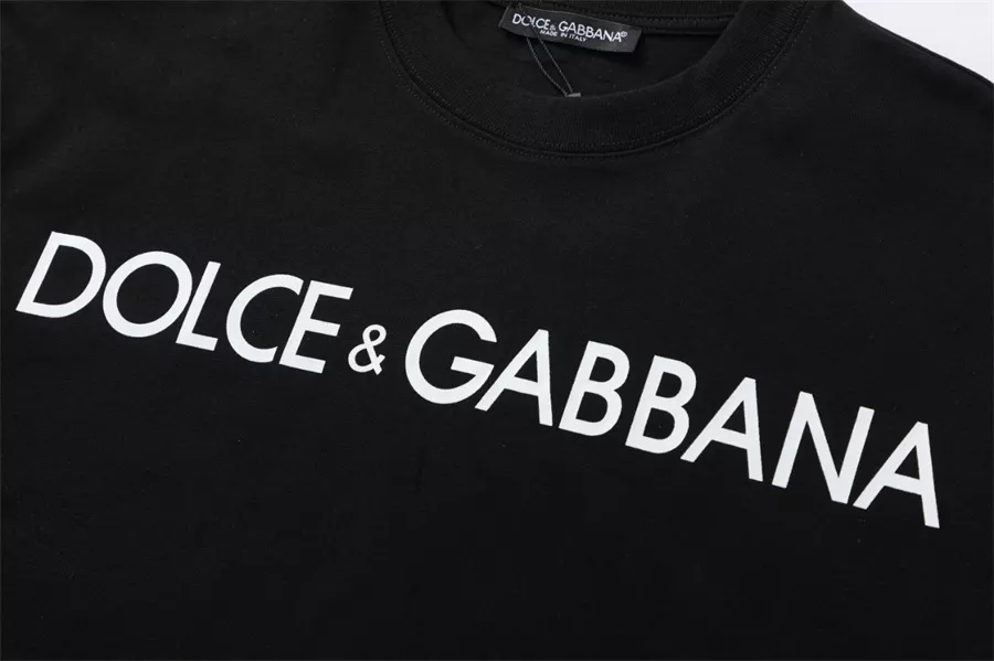 Dolce & Gabbana D&G T-Shirts Short Sleeved For Unisex Versatile 5545