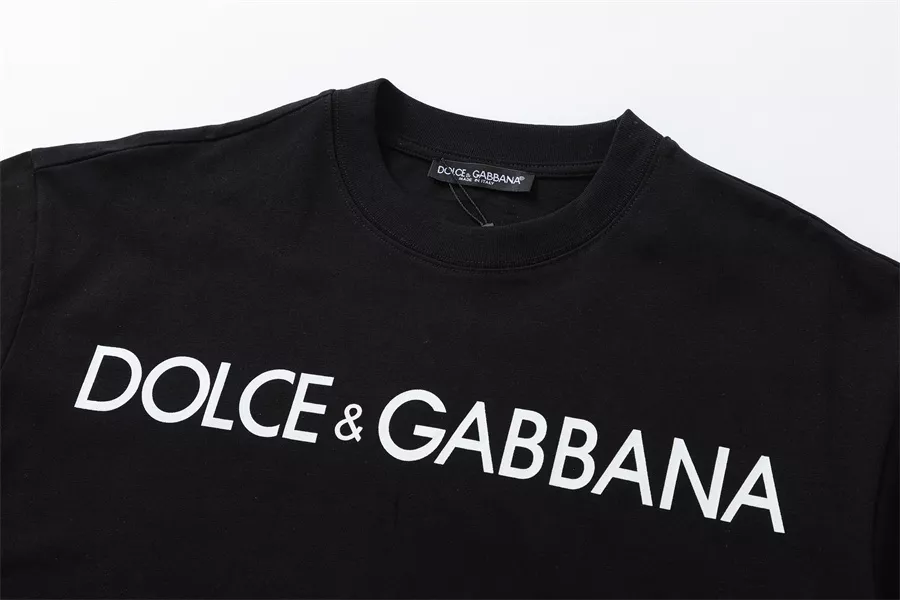Dolce & Gabbana D&G T-Shirts Short Sleeved For Unisex Versatile 5545