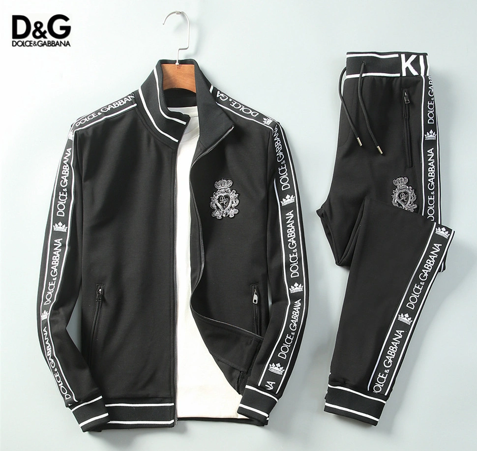 Dolce & Gabbana D&G Tracksuits Long Sleeved For Men Comfortable 1376