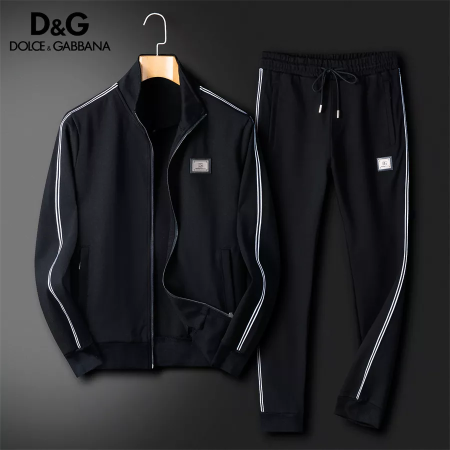 Dolce & Gabbana D&G Tracksuits Long Sleeved For Men Comfortable 6266