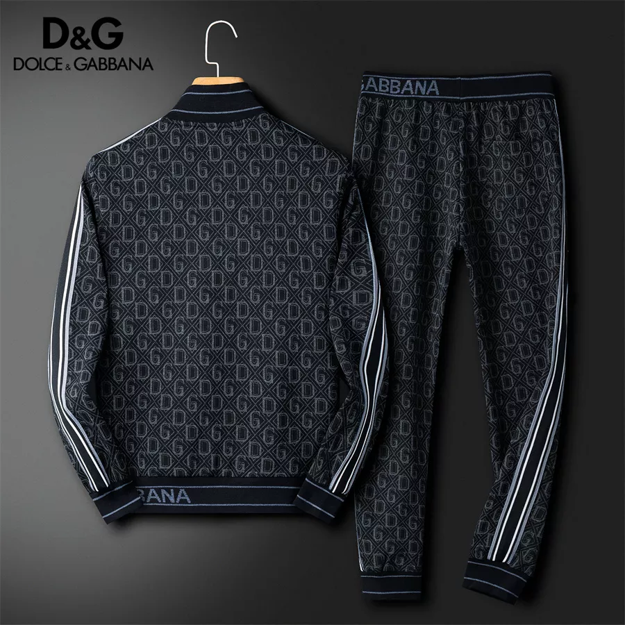 Dolce & Gabbana D&G Tracksuits Long Sleeved For Men EasyMatch 8192