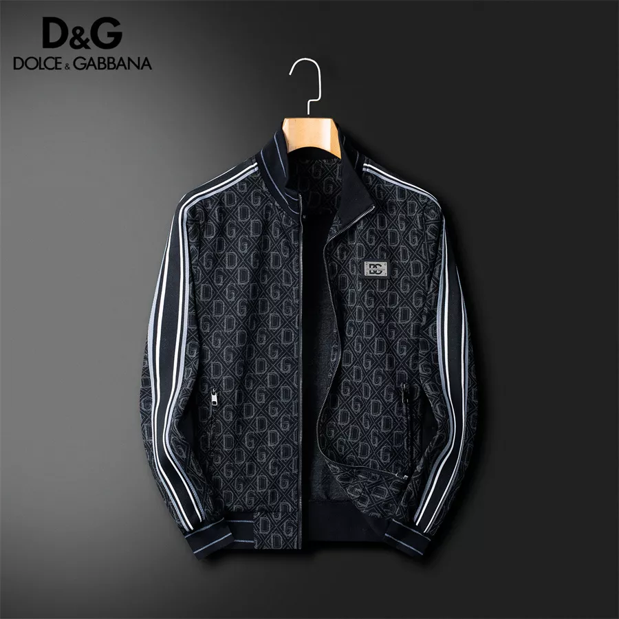 Dolce & Gabbana D&G Tracksuits Long Sleeved For Men EasyMatch 8192