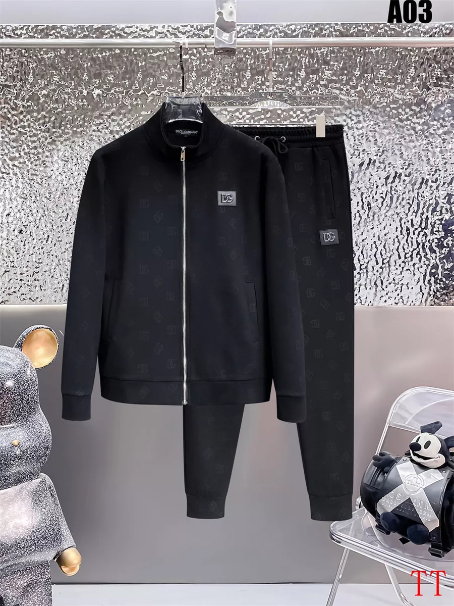 Dolce & Gabbana D&G Tracksuits Long Sleeved For Men Timeless 6107