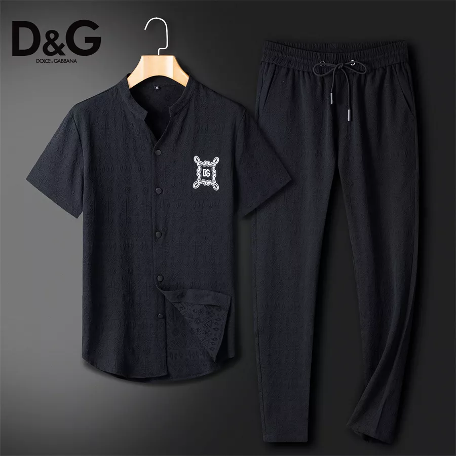 Dolce & Gabbana D&G Tracksuits Short Sleeved For Men Bold 824