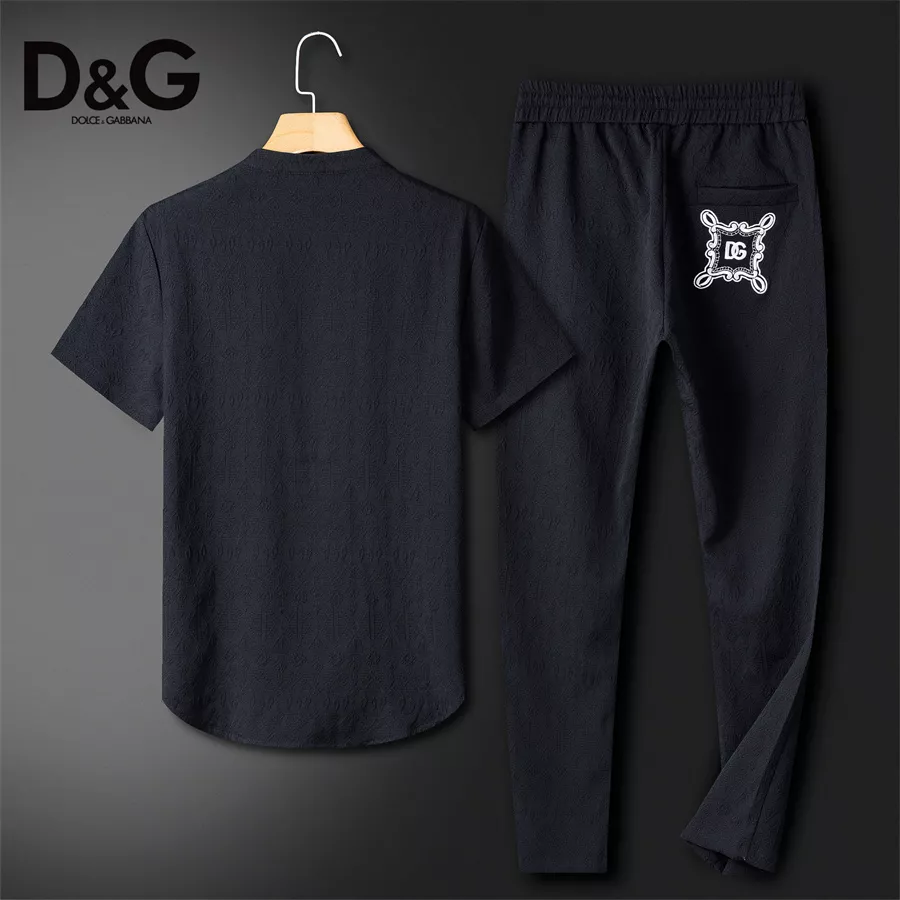 Dolce & Gabbana D&G Tracksuits Short Sleeved For Men Bold 824