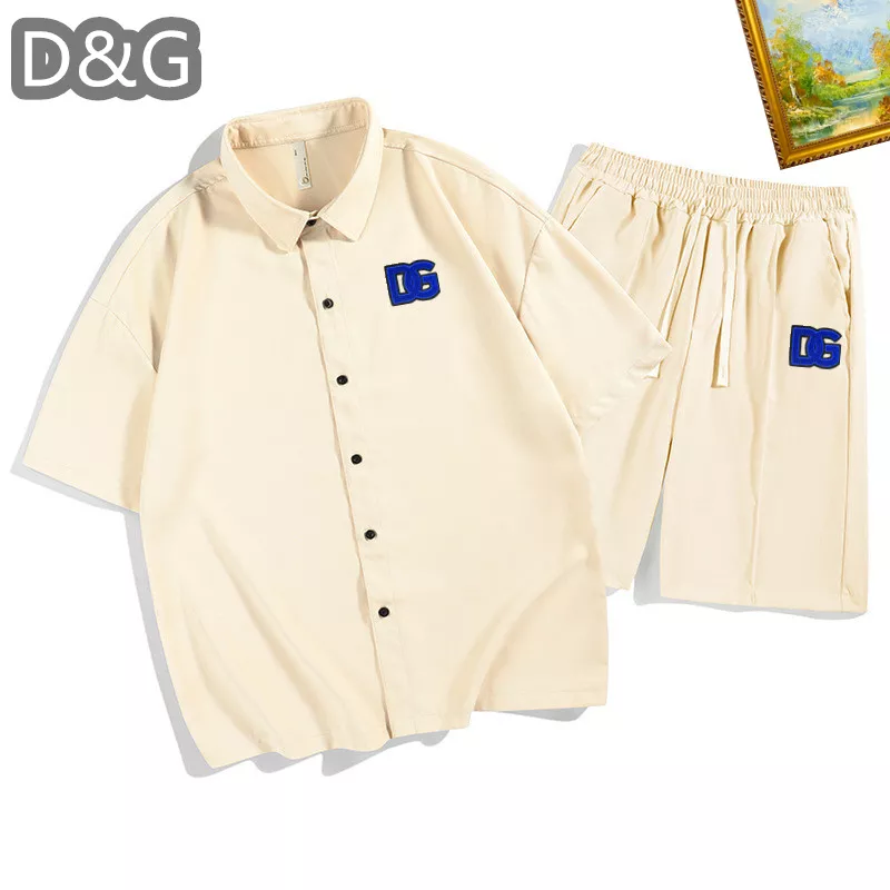 Dolce & Gabbana D&G Tracksuits Short Sleeved For Men Durable 3838