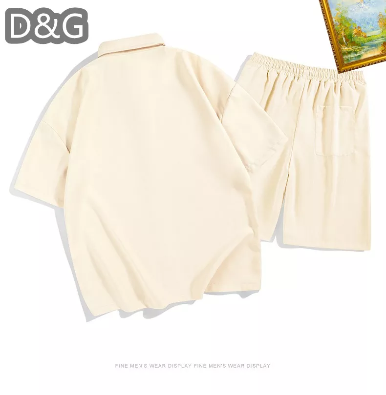 Dolce & Gabbana D&G Tracksuits Short Sleeved For Men Durable 3838