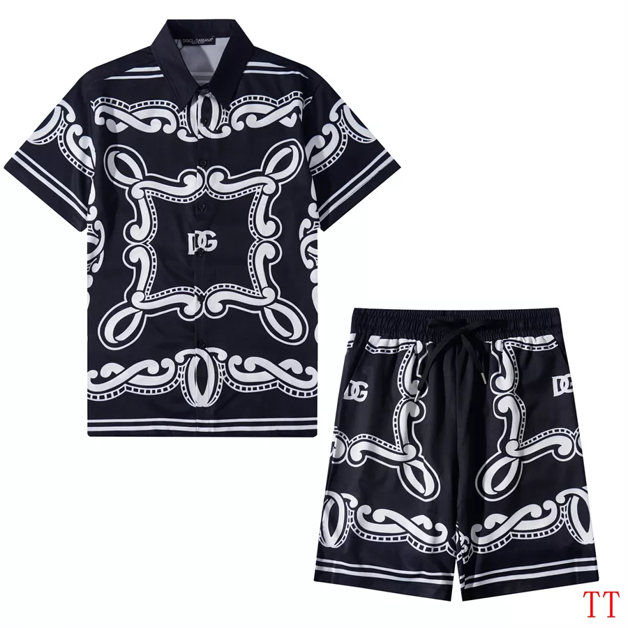 Dolce & Gabbana D&G Tracksuits Short Sleeved For Men Lightweight 7891