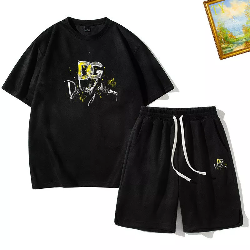 Dolce & Gabbana D&G Tracksuits Short Sleeved For Men Unique 5186