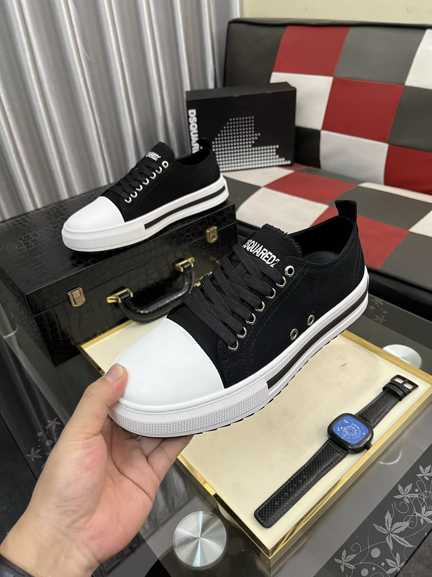 Dsquared Casual Shoes For Men Durable 5681