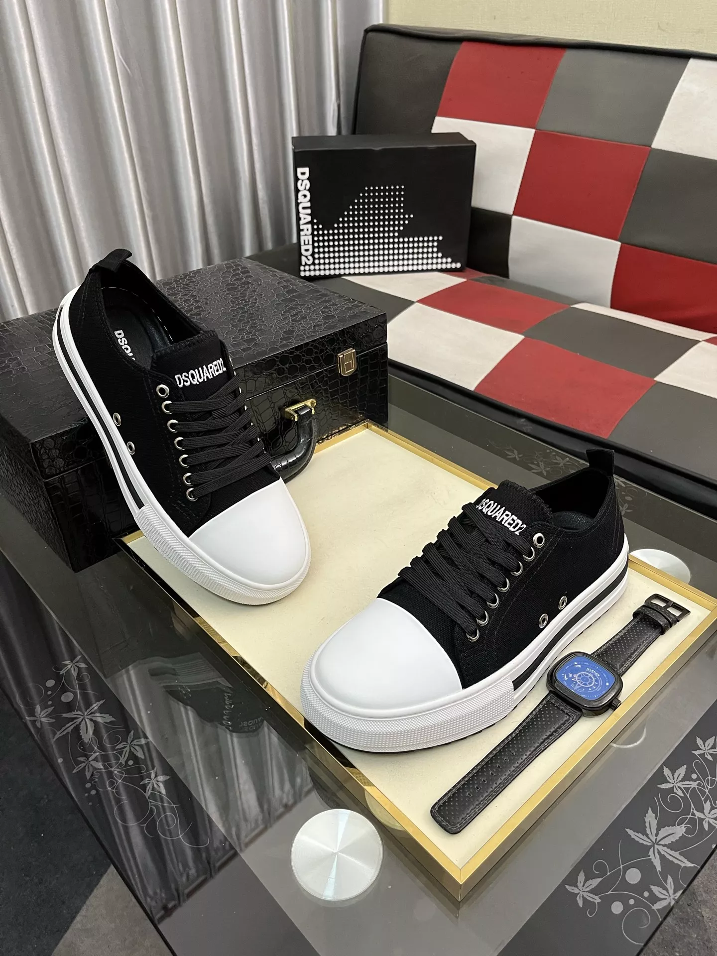 Dsquared Casual Shoes For Men Durable 5681