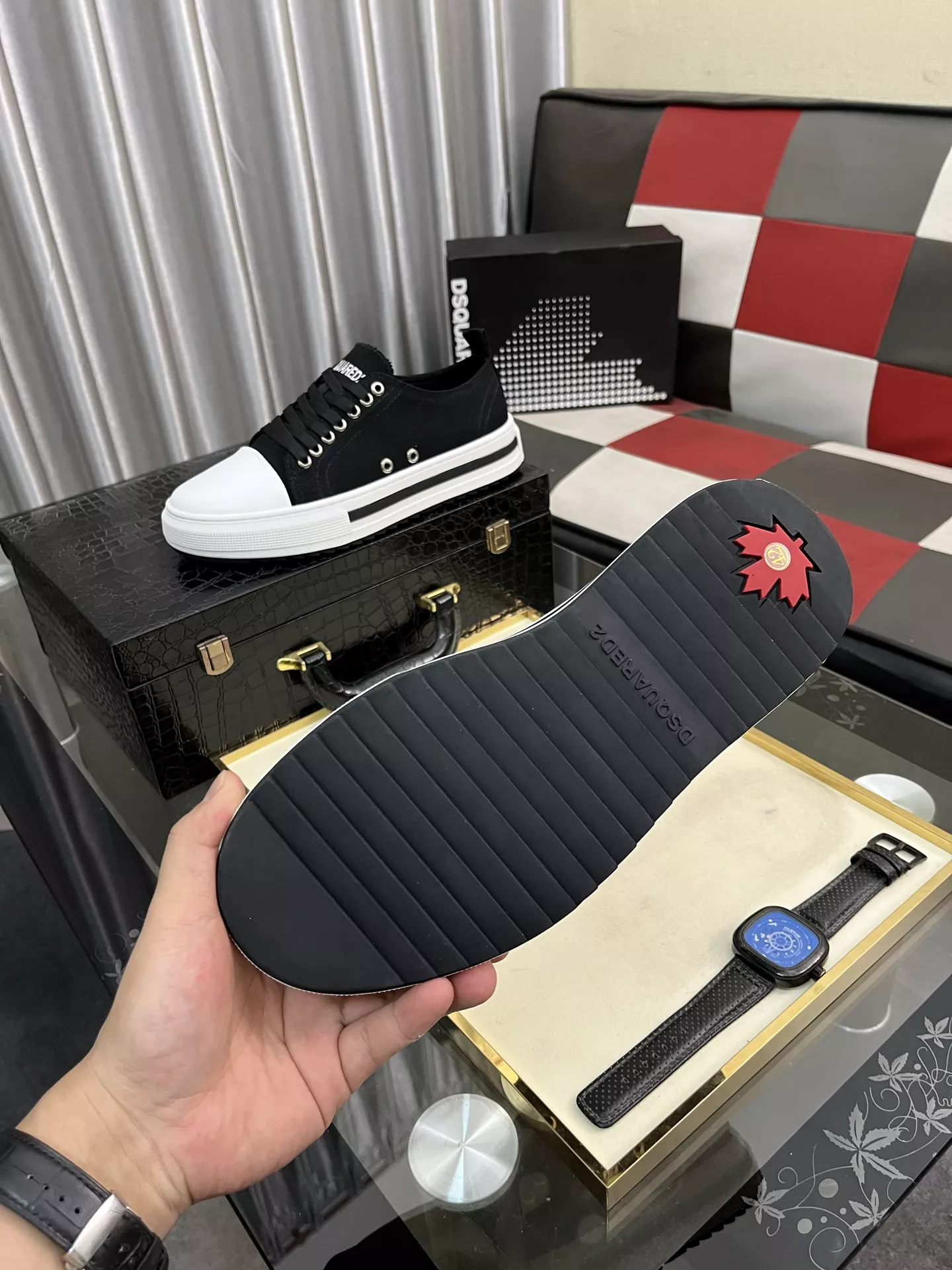 Dsquared Casual Shoes For Men Durable 5681