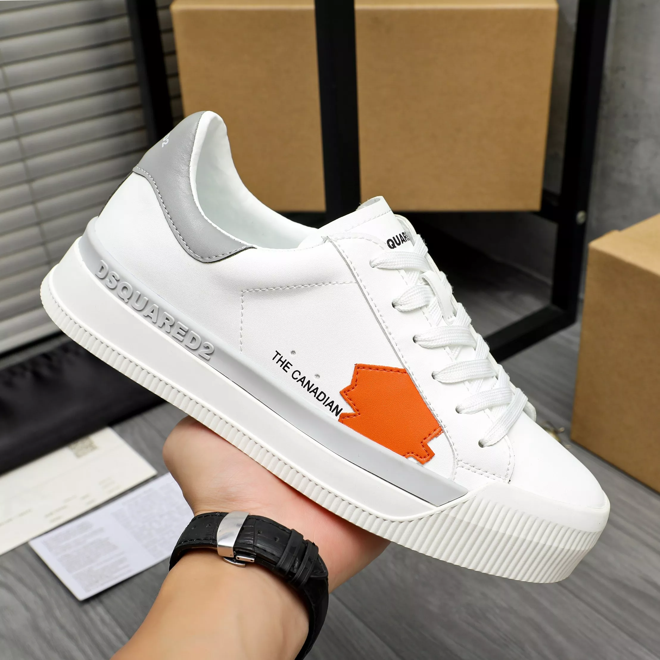 Dsquared Casual Shoes For Men Durable 5762