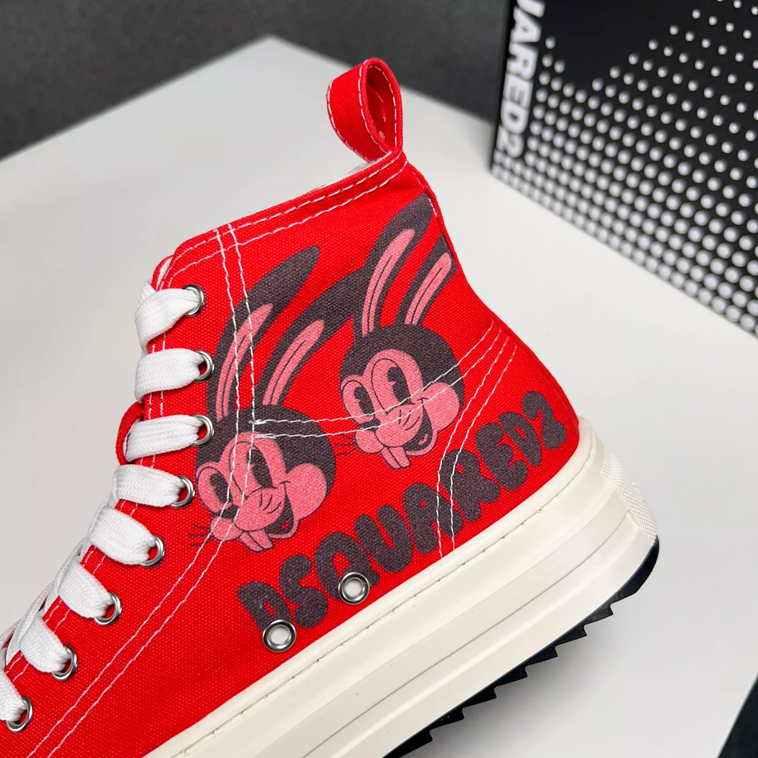 Dsquared High Tops Shoes For Men Lightweight 1554