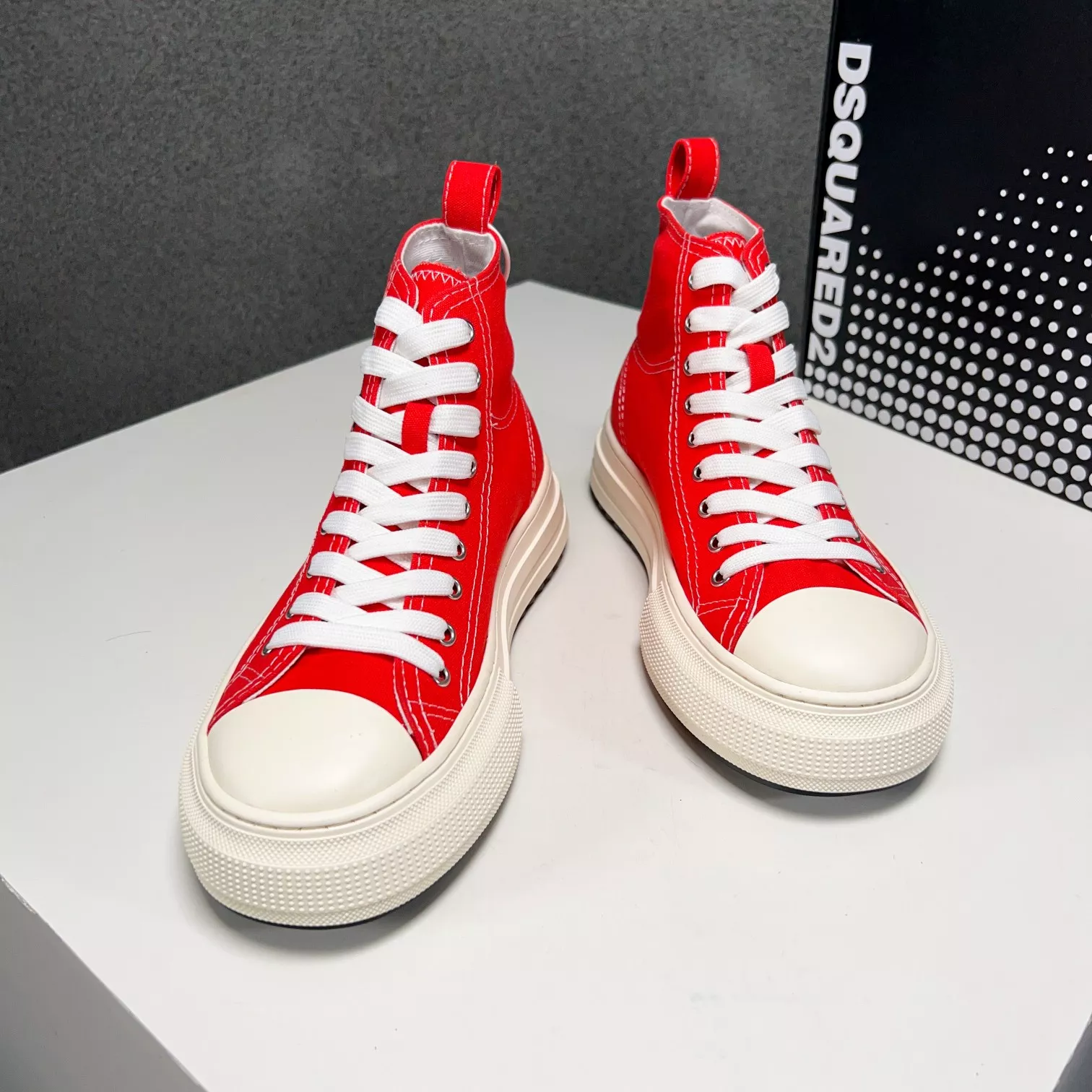 Dsquared High Tops Shoes For Men Lightweight 1554